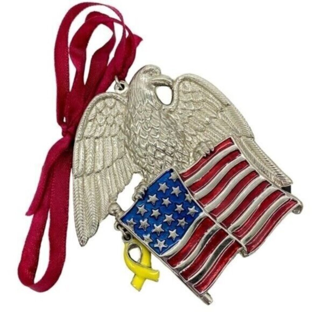 Gorham American Eagle Enamel Ornament